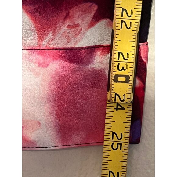 Calvin Klein Women 2X Tunic Blouse Pockets Roll Tab Sleeve Button Up Sheer Plus - Picture 12 of 13